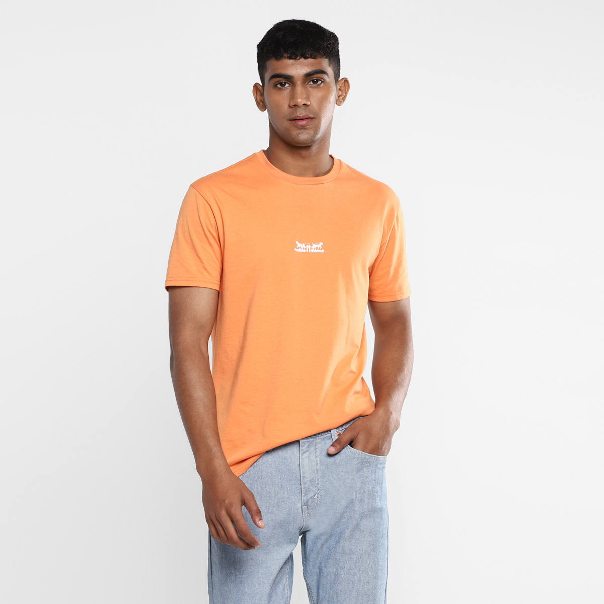 levi's orange t shirt